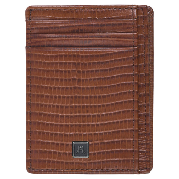 Front Pocket Wallet - Cow Lizard Leather