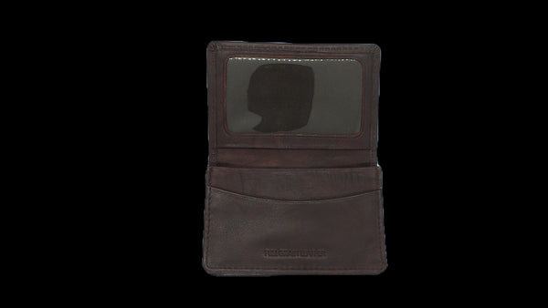 Bifold Pouch Wallet - Buffalo Calf Crunch Leather