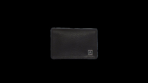 Bifold Pouch Wallet - Pebble Cowhide Leather