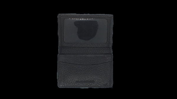 Bifold Pouch Wallet - Pebble Cowhide Leather