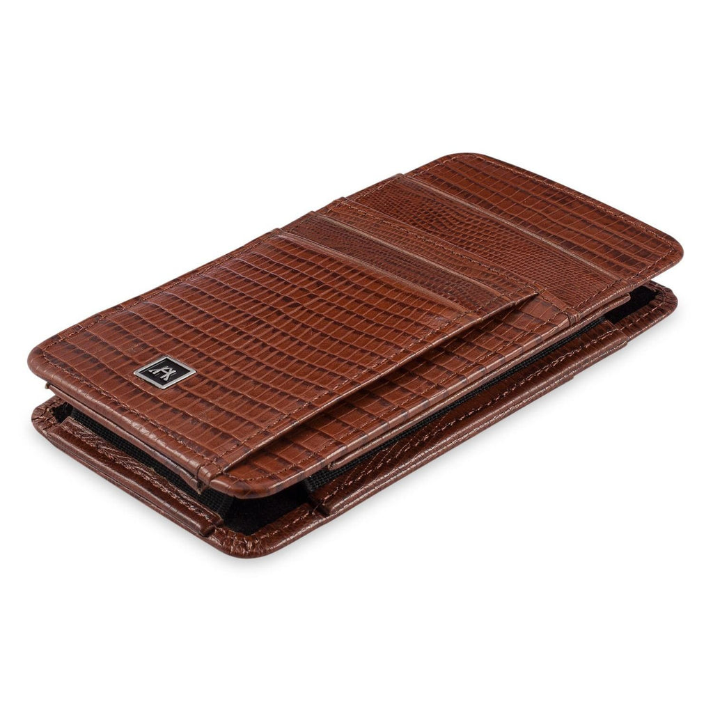 Phone Wallet Large - Cow Lizard Leather