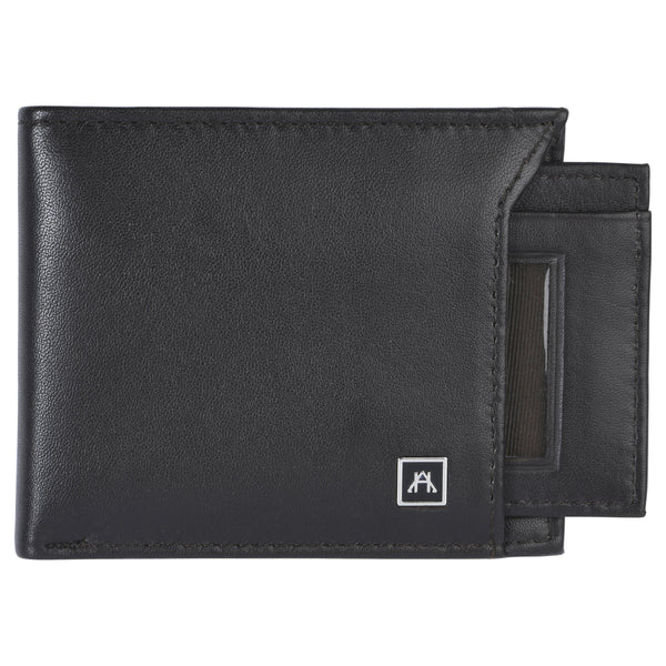 Removable ID Billfold Wallet - Lamb Skin Nappa Leather