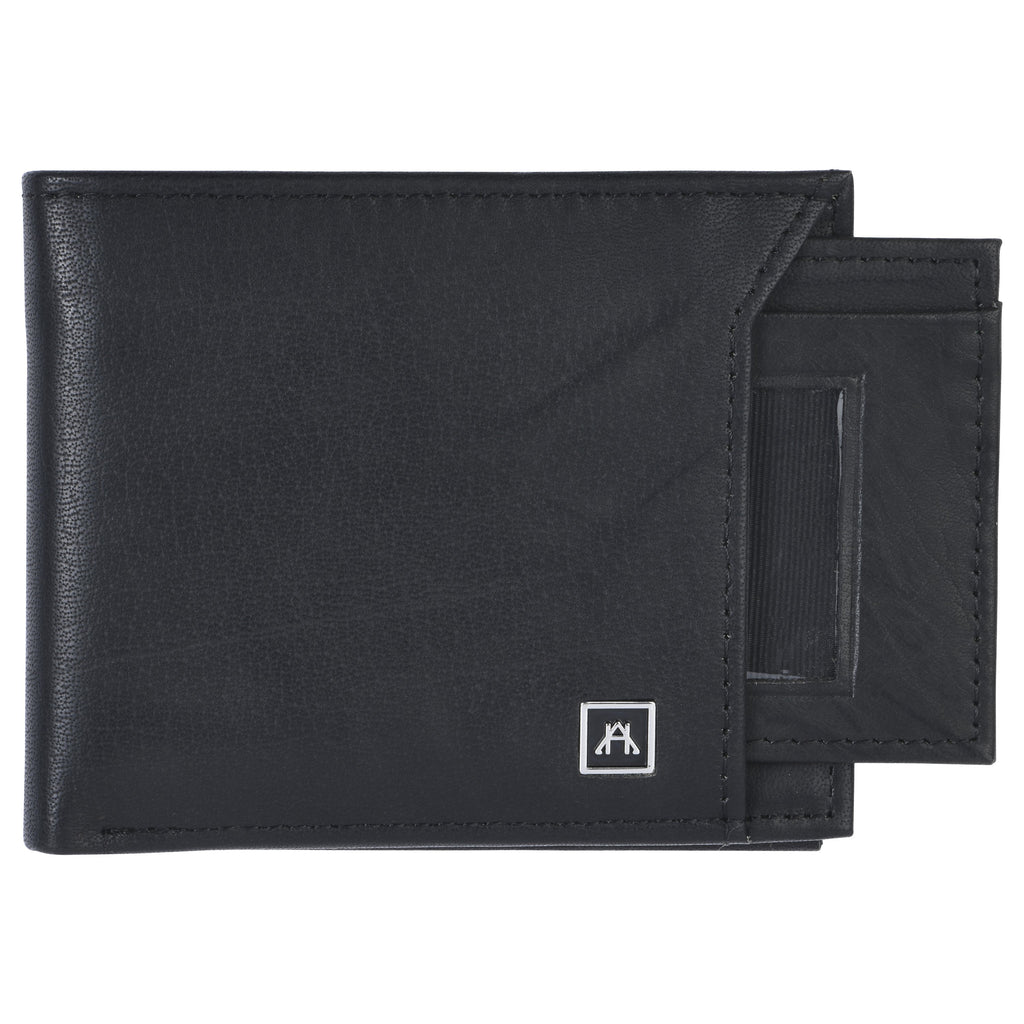 Removable ID Billfold Wallet - Buffalo Calf Crunch Leather