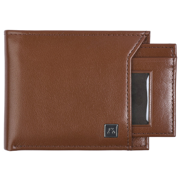 Removable ID Billfold Wallet - Glazed Buffalo Calf Leather