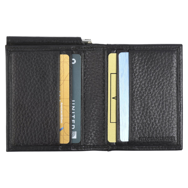The Money Clip Wallet - Pebble Cowhide Leather