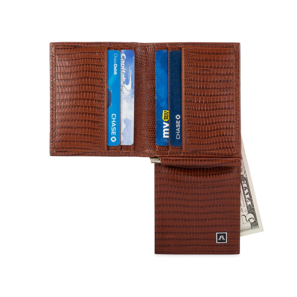 The Money Clip Wallet - Cow Lizard Leather